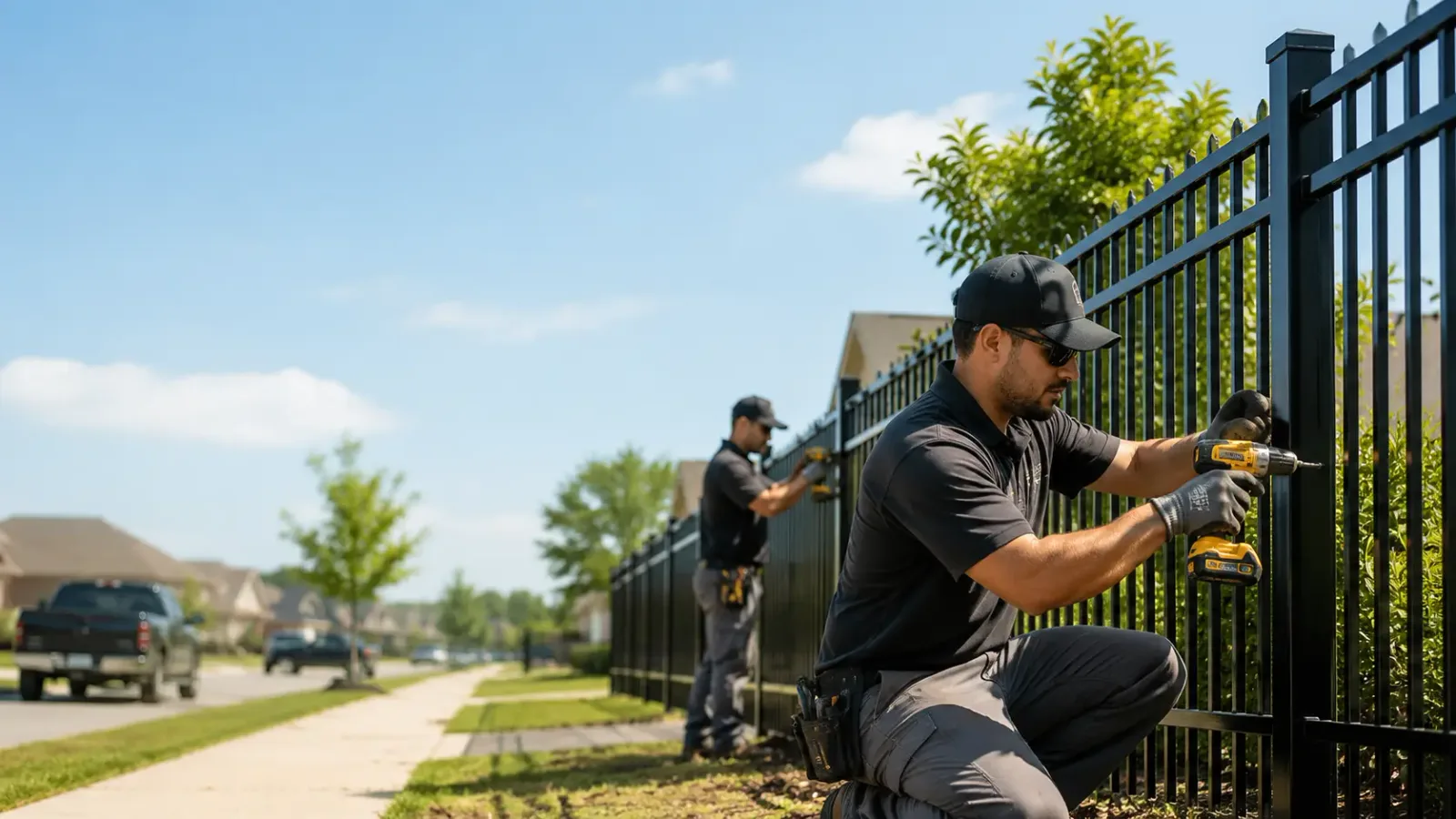 Metal Fence Installation in Atlanta, LA